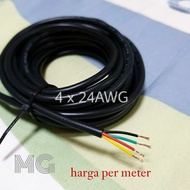Cable contents 4 (meter) AWG 24 x 4 lane cable