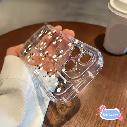 For Realme GT Master GT5 GT3 GT2 Neo 5 SE 240W 3 150W 3T 2 Phone Case Flower Cute Round Transparent 