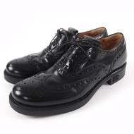 全新☆Church's Miu Miu 5E038EWING牛津皮鞋，黑色，39碼，附鞋盒和防塵袋，義大利製造，女款。