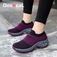DOSREAL Women Sneakers Shoes Fashion casual Slip On Thick Sport Shoes Woman Dance Shoes