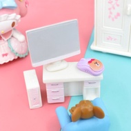 Pocket Doll House Cute Mini Mouse Resin Accessories Computer Model Trendy Play Ornaments diy Epoxy Cream Glue Hairpin Phone Case Shooting Props Material Toys