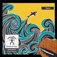 A aNueNue Black Water String Ukulele 21 Inch 23 26 Fluorocarbon Fiber Rainbowman