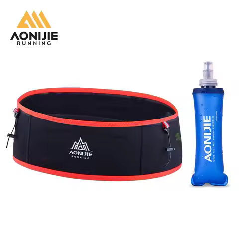 AONIJIE W938S Running Hydration Belt with 250ml Soft Flask for Women/Men Moisture Wicking Storage Be