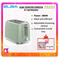 ELBA 800W TOASTER ET-Q2785(GN) FREE KITCHEN TOWEL