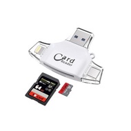 iKova - iKova 4合1 SD 卡USB OTG 智能手機儲存讀卡器 (白 色)