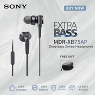 Sony MDR-XB75AP Tai nghe trong tai siêu trầm  có micrô điều khiển từ xa