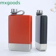 MXGOODS Hip Flask, 9oz Unbreakable Liquor Flask, Drinkware Stainless Steel Durable Flagon Whiskey