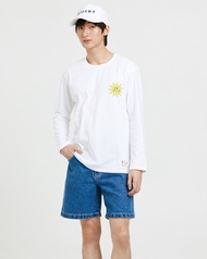 Kloset & Etcetera Smile With You Sweatshirt (PM23-T007) เสื้อยืดแลายพระอาทิตย์