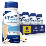 Ensure Original Vanilla Nutrition Shake | Small Meal Replacement Shake | Ready To Drink | 9g Protein