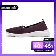 PUMA BASICS - Adelina Slip-On รองเท้าผ้าใบผู้หญิง สีม่วง  - 36962131