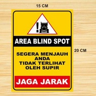 STIKER AREA BLIND SPOT