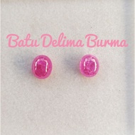 Batu Delima Burma Retak 1000 Original / Perak 925