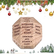White Elephant Dice Santa Swap Gift Exchange Dice Christmas Games for Women Men Adult Gift Christmas