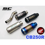 Exhaust Honda CB250R 2018 Ekzos Piping Muffler SC Project Slip On Stainless Steel Accessories Motor 
