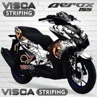 Aerox 155 Old Full Body Decal - Cool Old Aerox 155 Stickers - Old Aerox 155 Striping Variations - Ae