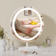 Luxury Lamp Makeup Mirror Size New Style Horizontal Dressing Table led Surface with Large Table Mirr