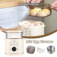 MAINAUSHUI6K Egg Boiler, 24-Hour Timing 2-Layer Electric Egg Boiler, Portable 9-in-1 Multifunctional