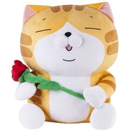 [全新]白爛貓 情人節限定 45cm玫瑰花版玩偶