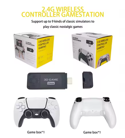 2025 U9 PRO Video Game Console 128G 12000 Games Retro Handheld TV Game Console Wireless Controller G