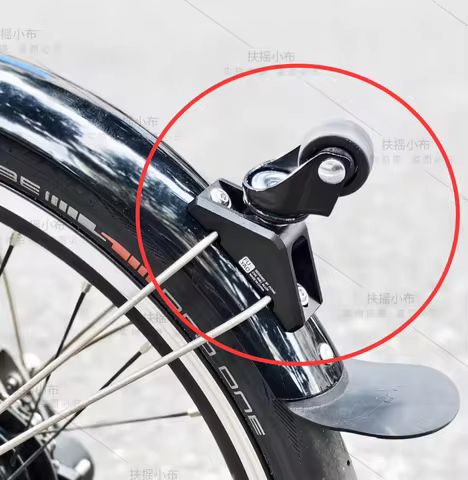 P Line T Line and new 4S 12S C Line mudguard wheel for brompton folding bike fender push wheel 360 d