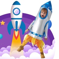 Astronaut Children cos Rocket Space Costume Space Suit Clothes Games Performance Costume