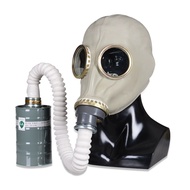 Vintage Soviet GP-5 Type TF-1 Classic Gas Mask Kit Toxic Vapor Protection Respirator Memorabilia Art