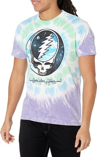 Liquid Blue Men's Grateful Dead Sky Space Steal Your Face T-Shirt