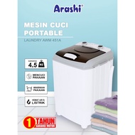 MESIN ARASHI WASHING MACHINE AWM-451A / WASH MACHINE / KOS CHILDREN'S WASHING MACHINE / MINI WASHING