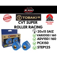 TOBAKI Super CVT Roller VARIO150 PCX150 ADV150 160 STEP125 AIRBLADE 8G 9G 10G 11G 12G 13G 14G 15G 16