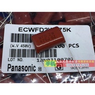 CBB22 Capacitor 400V475J Original Panasonic CBB Capacitor 400V4.7 UF 2W475J P; 22.5mm