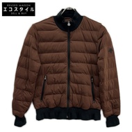 迪桑特 DG4FJK02L 棕色全拉鍊絎縫夾克，L 碼 [二手]