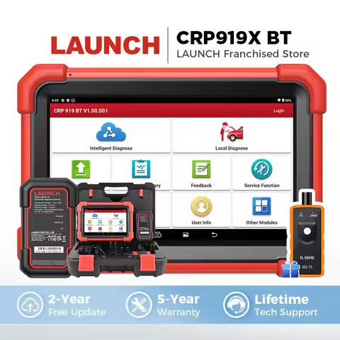 LAUNCH X431 CRP919X BT Diagnostic Tools Obd2 Scanner Automotive Code Reader ECU Coding Diagnosis obd