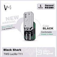 BLACK SHARK LUCIFER T11 EARBUDS HEADSET LOW LATENCY RGB LIGHTING TWS - Gema Audio