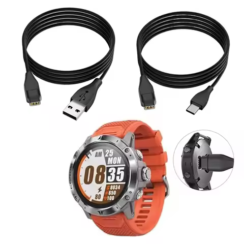 1M Type-C USB-A Charger Cable Compatible for Coros Pace 2 3/Coros Apex/Coros Apex 2 Pro/Coros Vertix