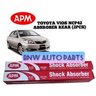 APM E2065M TOYOTA VIOS NCP42 2002-2006 REAR ABSORBER GAS SET