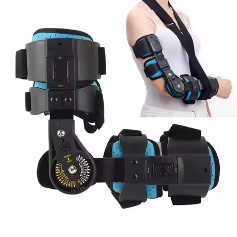 Hinged ROM Elbow Brace Adjustable Elbow Brace OP Rear Elbow Brace Arm Injury Recovery Lightweight Br