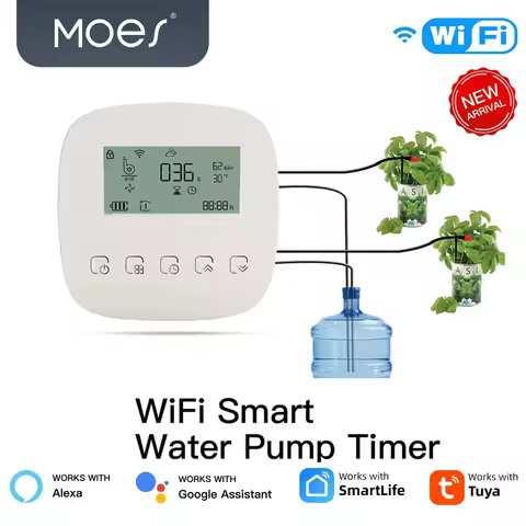 MOES WiFi Tuya Smart Watering Machine Automatic Micro-drip Irrigation System Plants Controller Syste