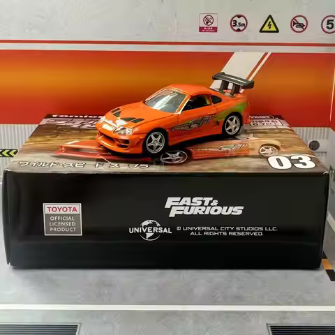 TAKARA TOMY TOMICA Premium TPu03 Fast & Furious Toyota Supra Diecast Alloy Car Model Collection Disp