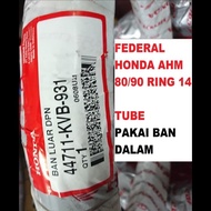 SPECIAL BAN FEDERAL HONDA AHM 80/90 RING 14 BAN LUAR DEPAN MOTOR BEAT