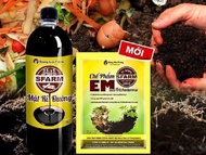 COMBO Ủ RÁC THẢI CHẾ PHẨM EM SFARM 200GR VÀ MẬT RỈ ĐƯỜNG SFARM 1 LÍT - CHÍNH HÃNG