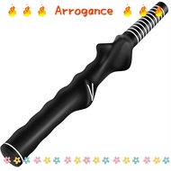 ARROGANCED Golf Swing Training Grip, Universal Black Golf Club Grip,  Right-Handed Left-Handed Golf 