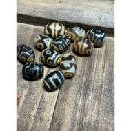 Tibetan dzi ball dzi 9 eyes, 6 eyes, 2 eyes diamond, lotus, Aquarius