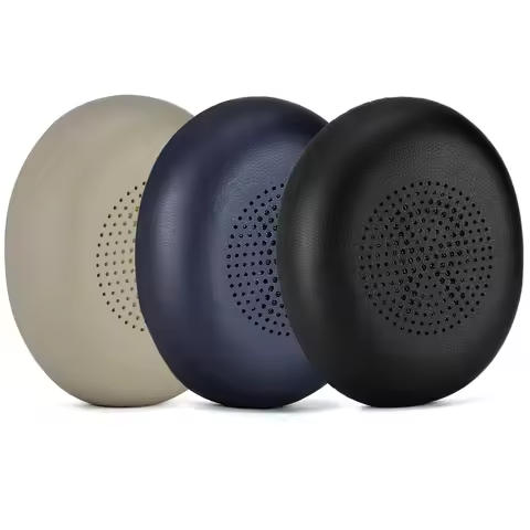 1 Pair Replacement Foam Ear Pads Pillow Cushion Cover for Jabra ELITE 45H Evolve2 65 Headphone Heads