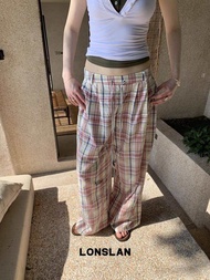 CASA PROJECTS - (Pre-Order) Plaid loose trousers