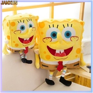 JAMXUN 55cm SpongeBob SquarePants Plush Toy Doll Cartoon Cute Soft Comfort Plushie Stuffed Toys Pill