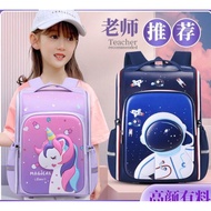 Type 1 3D Humpback Backpack For Children Grade 1,2,3,4,5 - Free Gifts In live