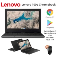 Lenovo 100e Chromebook 11.6" Rugged & Spill Resistant Laptop HD Chromebook Laptop 4GB LPDDR3 RAM 32G
