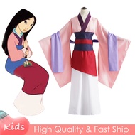 Mulan Cosplay Costume For Woman Traditional Pink Chinese Hanfu Christmas Halloween Party Performance Women Clothes Set