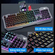 AULA-MOJING Keyboard RGB Led Gaming Keyboard