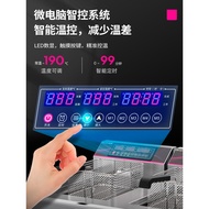 Lecon/lecon Electric Fryer Fryer Commercial Double Cylinder Fryer Fritter Fryer Single Cylinder Elec